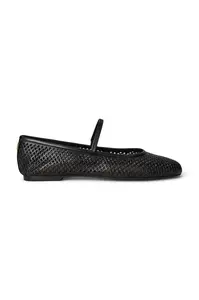 Kožené baleríny Lauren Ralph Lauren Jayna Mj