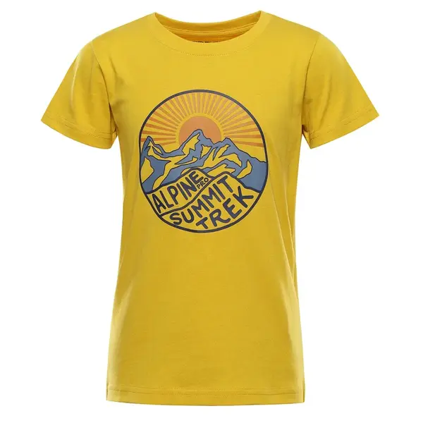 Dětské rychleschnoucí triko alpine pro rejo 2 žlutá 164-170