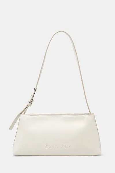 Kabelka Calvin Klein béžová barva, K60K612550