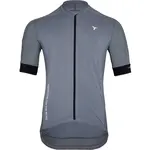 SILVINI CARNIO Pánský celopropínací cyklistický dres, šedá, velikost