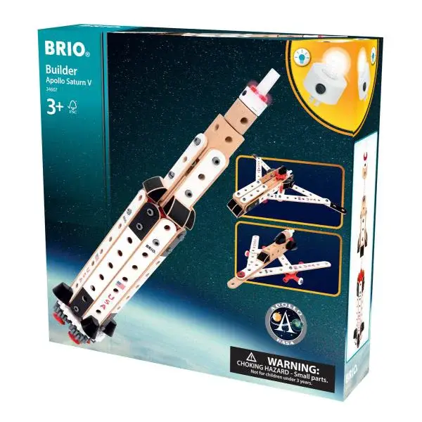 Stavebnice BRIO BUILDER NASA Apollo Saturn V