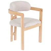 MID.YOU ŽIDLE S PODRUČKAMI, vzhled lnu, barvy dubu, světle hnědá