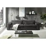 Livetastic POHOVKA BIG SOFA, textil, černá