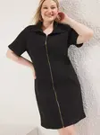 Trendyol Curve Košeľové šaty  čierna