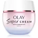 Olay Super Cream SPF 30 lehký hydratační krém na obličej SPF 30 50 ml