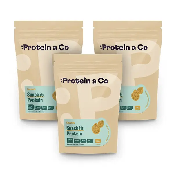 Protein a Co SNACK IT Protein 2+1, 500 g 3x Kokosové mléko