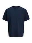JACK & JONES Tričko 'JJEDover'  námornícka modrá