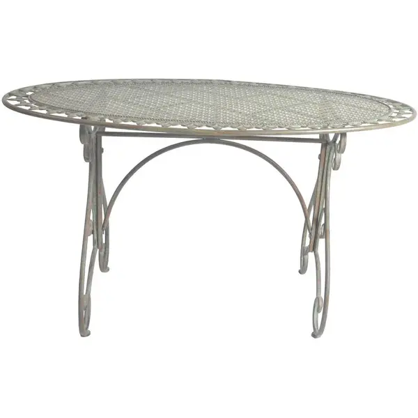 ZAHRADNÍ STŮL, kov, 137/81 cm