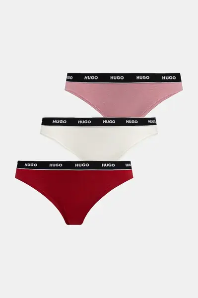 Kalhotky HUGO TRIPLET BRIEF STRIPE 3-pack