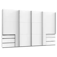 MID.YOU SKŘÍŇ S POSUVNÝMI DVEŘMI, bílá, 350/216/65 cm