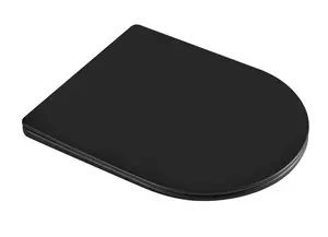 kielle - WC doska, Softclose, EasyLock, Slim, matná čierna 30401034