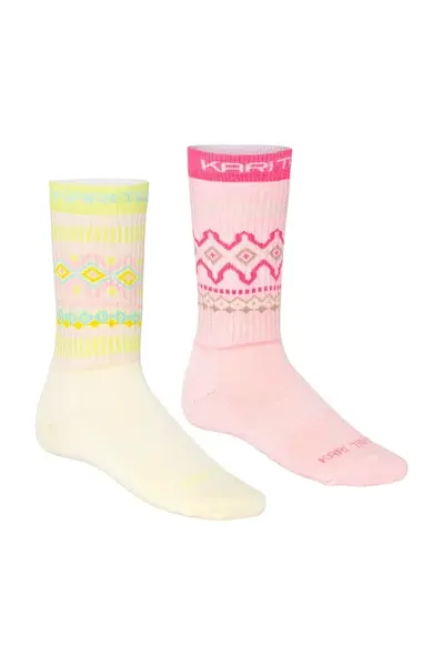 Kari Traa  ponožky dámské s příměsí vlny PUFFIN 2-pack
