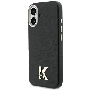 Zadní kryt KARL LAGERFELD case pro Apple iPhone 17 compatible with MagSafe KLHMP17S5PGFKHGK, black