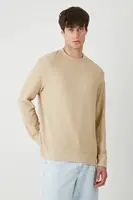 Tričko s dlouhým rukávem Medicine pánské, béžová barva