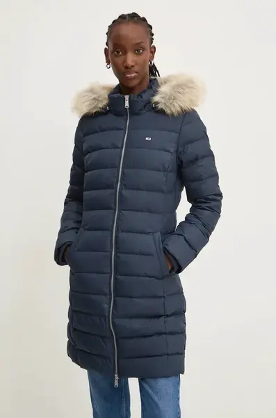 Péřová bunda Tommy Jeans