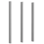 Sada 3 rukovätí Modulix Strieborná