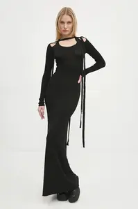Y/Project Šaty Y/Project MULTISCARF LONG SLEEVE KNIT DRESS