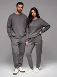 Ombre UNISEX tracksuit set in athleisure style with pants and sweatshirt