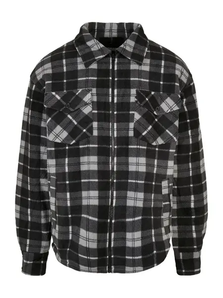 Urban Classics Prechodná bunda  sivá / čierna