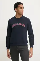 Mikina Guess Jeans pánská, tmavomodrá barva, s aplikací, M5RQ41 KCPR1