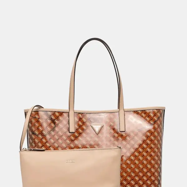 Kabelka Guess TUANA béžová barva, HWVV95 25240