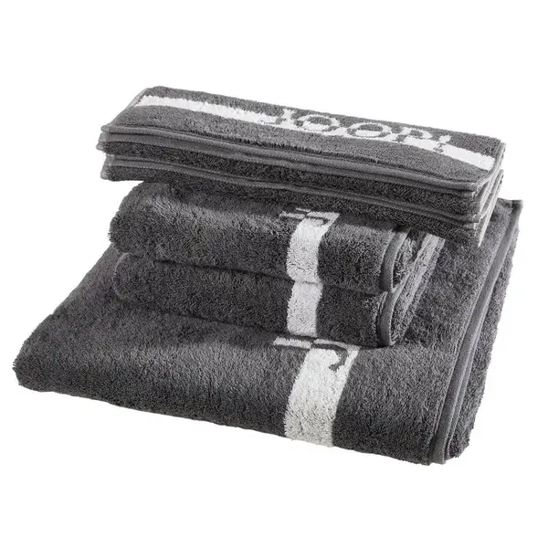 Joop! SADA RUČNÍKŮ A OSUŠEK, šedá, tmavě šedá