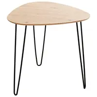 ODKLÁDACÍ STOLEK, černá, barvy dubu