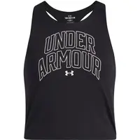 Under Armour MOTION BRANDED TANK Dievčenské tielko, čierna, veľkosť M