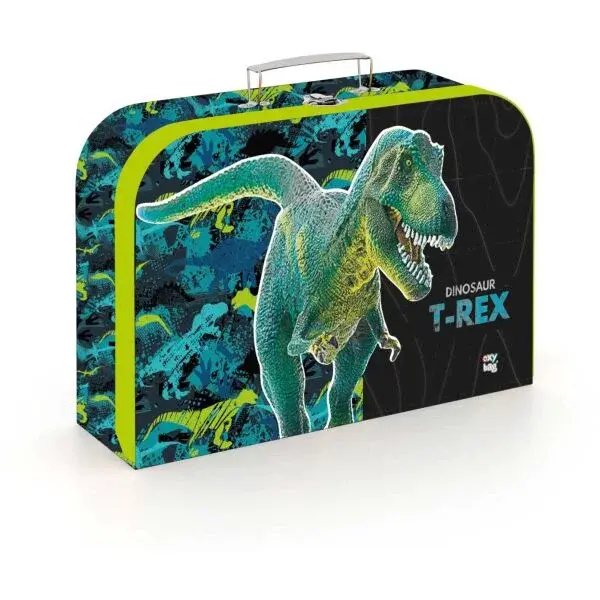 Oxybag PREMIUM DINOSAURUS Detský kufrík, zelená, veľkosť