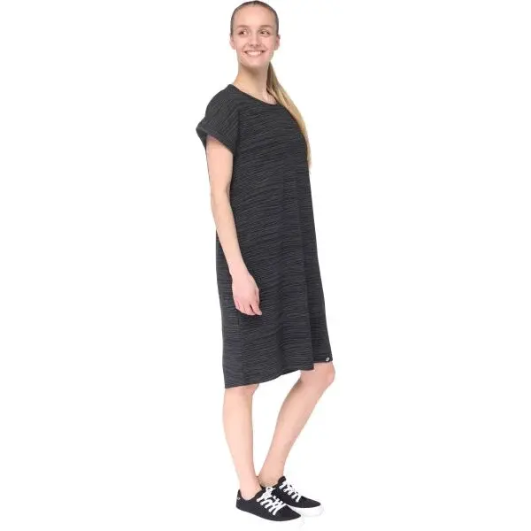 Lotto SAIKA Pohodlné dámske šaty, čierna, veľkosť