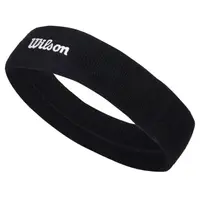 Wilson U TERRY LOGO HEADBAND Športová čelenka, čierna, veľkosť UNI