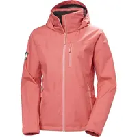 Helly Hansen W CREW HOODED JACKET 2.0 Dámská jachtařská bunda, růžová, velikost XXXL