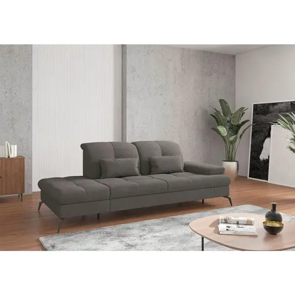 Sit & More LENOŠKA, textil, barvy grafitu