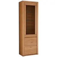 Voleo VITRÍNA, jádrový buk, jádrový buk, 66,4/203,6/37,7 cm