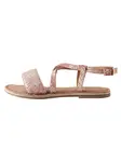 Next Sandále  staroružová / strieborná