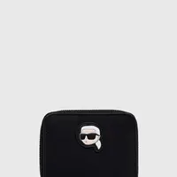 Peněženka Karl Lagerfeld černá barva