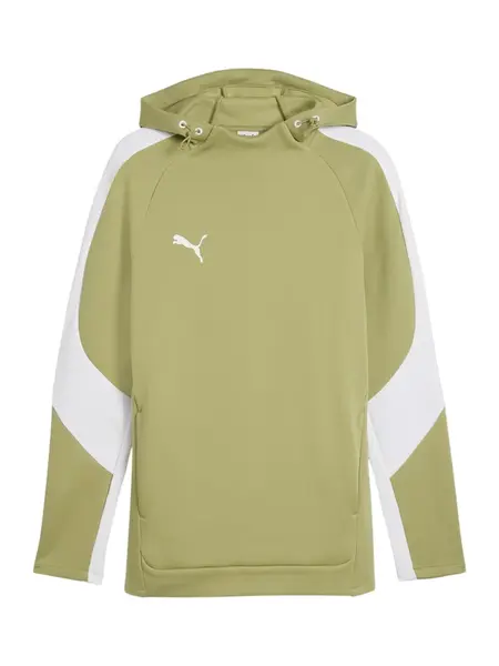 PUMA Športová mikina  olivová / biela