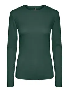 PIECES Tričko 'RUKA'  smaragdová