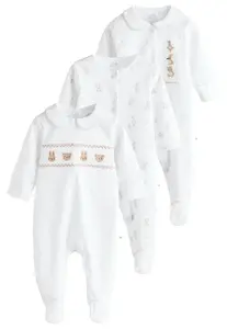 Next Pyžamo  béžová / biela