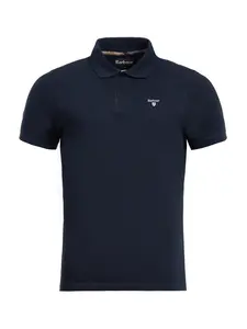 Barbour Tričko  námornícka modrá / biela