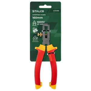Kleště na izolaci,  0,2 - 6 mm2, 1000V VDE, STALCO