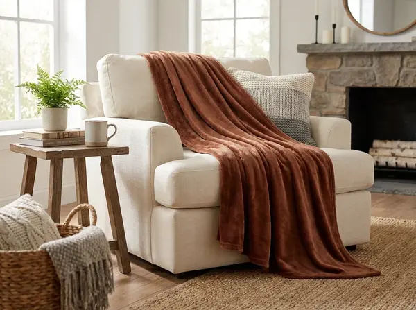 Mikroplyšová deka SOFT, hnedá Rozmer: 200 x 220 cm