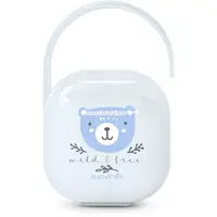 Suavinex Wild & Free Soother Holder krabička na dudlík Blue 1 ks