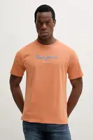 Bavlněné tričko Pepe Jeans Eggo pánské, zelená barva, s potiskem, PM508208