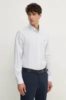 Košile Tommy Hilfiger pánská, bílá barva, slim, s límečkem button-down, MW0MW36914