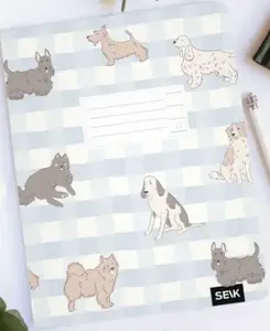 Linkovaný sešit (12 listů) - psíci