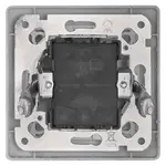 Přepínač střídavý jednotlačítkový, bílý