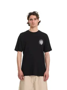 Volcom pánské tričko Mazatlan Sst Black | Černá | Velikost L | 100% bavlna