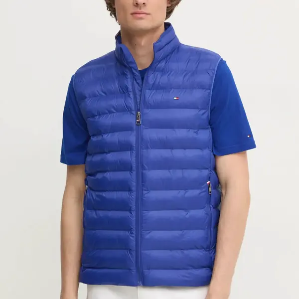 Vesta Tommy Hilfiger modrá barva, MW0MW37677