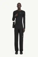 Kalhoty MM6 Maison Margiela x Salomon pánské, černá barva, jednoduché, SH0LA0013.M35200